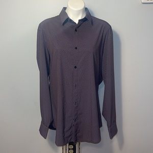 Mizzen & Main Leeward men’s X-Large Trim Fit long sleeve dress shirt.